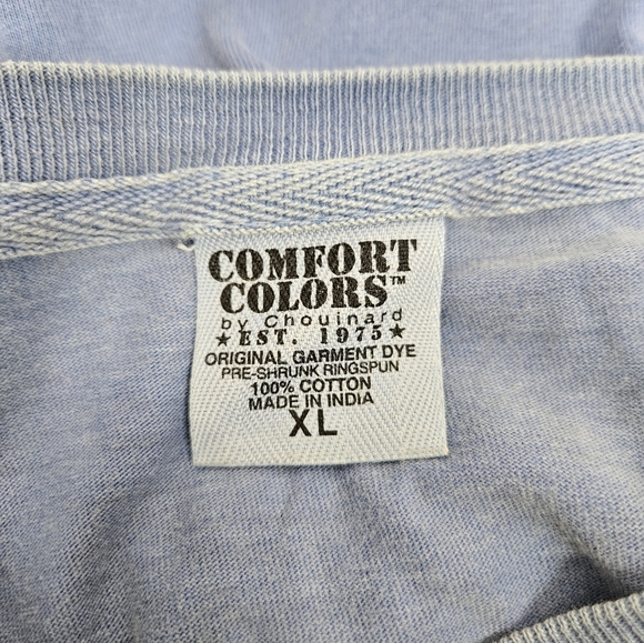 Comfort Colors Faded Blue I Love My‎ Yorkshire Terrier Tee-Shirt Size XL N92 - Picture 8 of 10